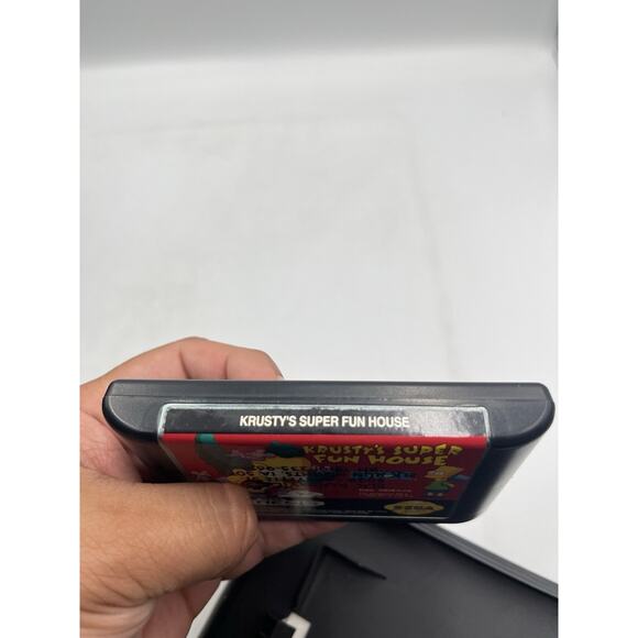 Krusty's Super Fun House (Sega Genesis, 1992) Authentic Game With Case/box - Picture 7 of 8